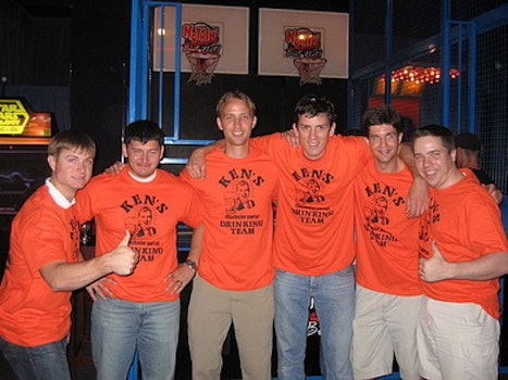 Ken's Bachelor Party Drinking Team T-Shirt Photo