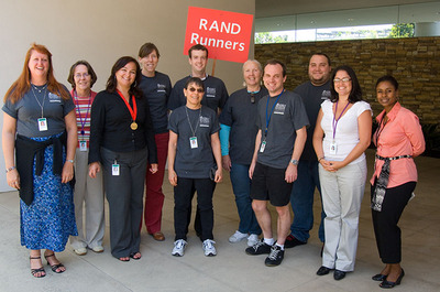 Team For The 2007 Los Angeles Revlon Run/Walk For Women T-Shirt Photo