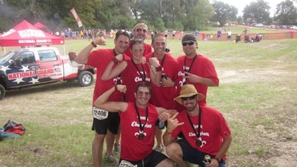 Team Champion Warrior Dash 2012 T-Shirt Photo