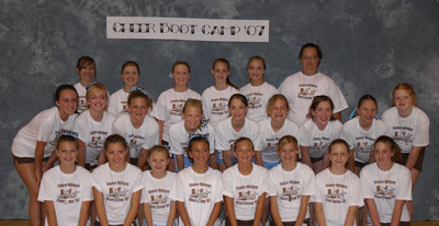 Picture of Cheerleading Boot Camp Custom T-Shirt Design Cheerleading Boot Camp T-Shirt Photo