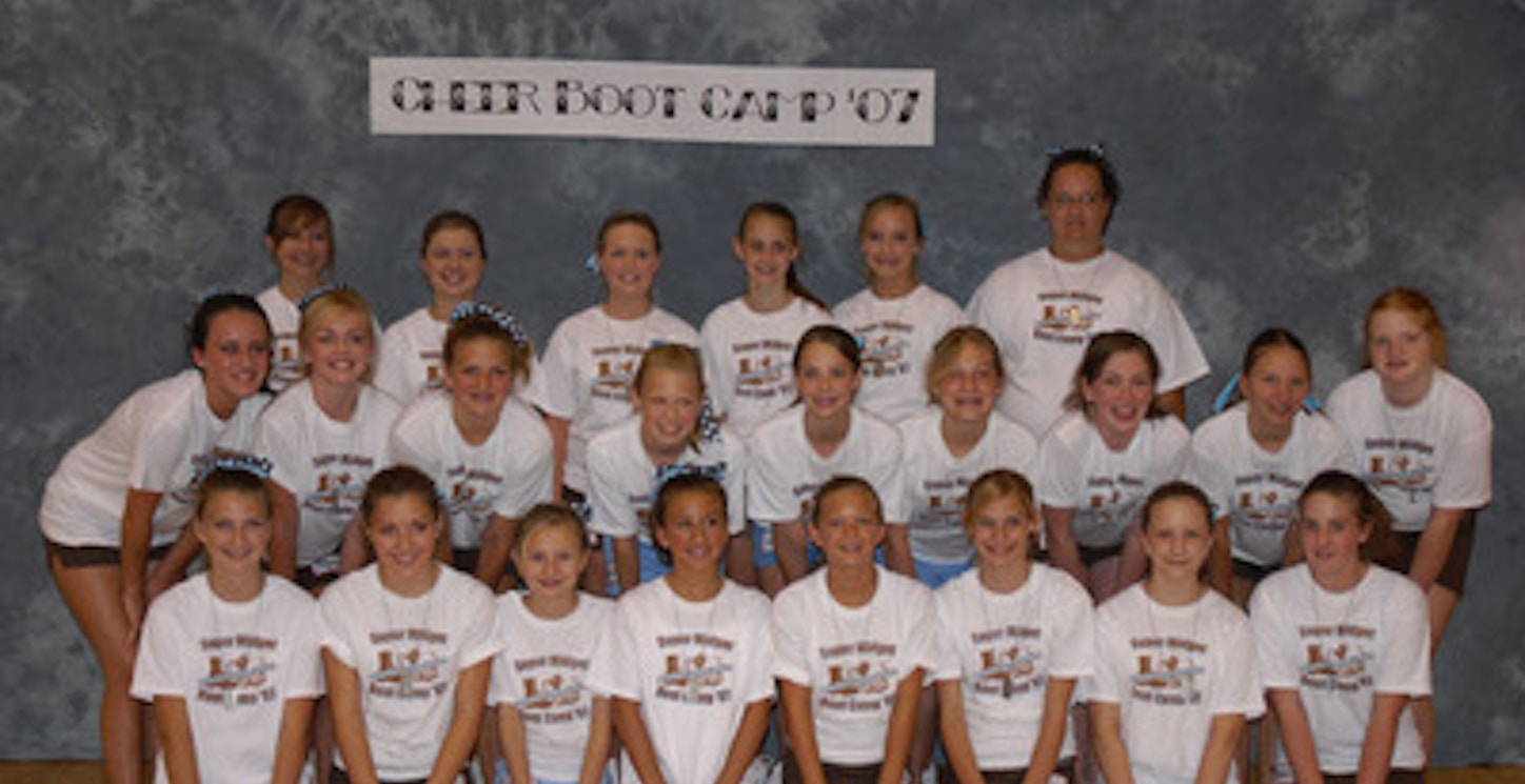 Cheerleading Boot Camp T-Shirt Photo