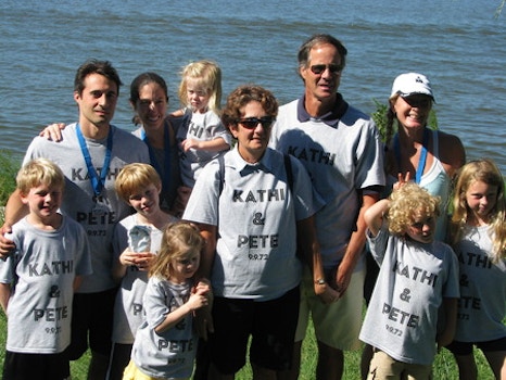 Triathlon And 40 Years Married T-Shirt Photo