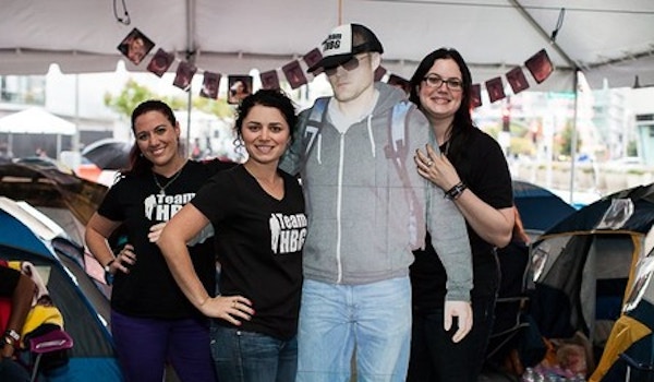 Team Hbg Takes Over Breaking Dawn 2 Tent City T-Shirt Photo