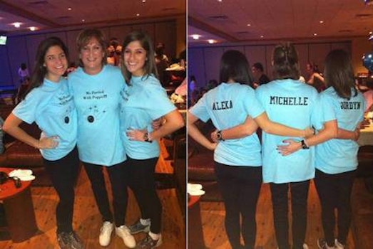 Michelle, Jordyn And Alexa At Poppie's 75th! T-Shirt Photo