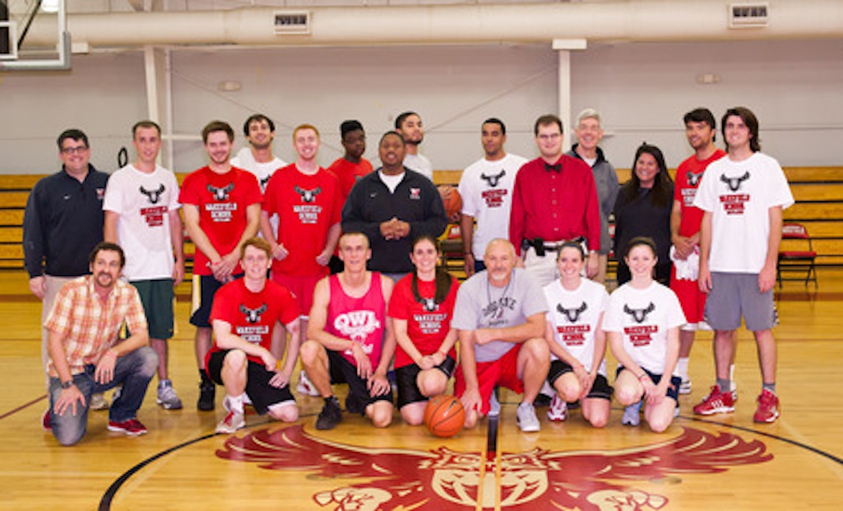 Wakefield School Alumni At The Silver Bucket Basketball Game, The Plains, 2012 T-Shirt Photo