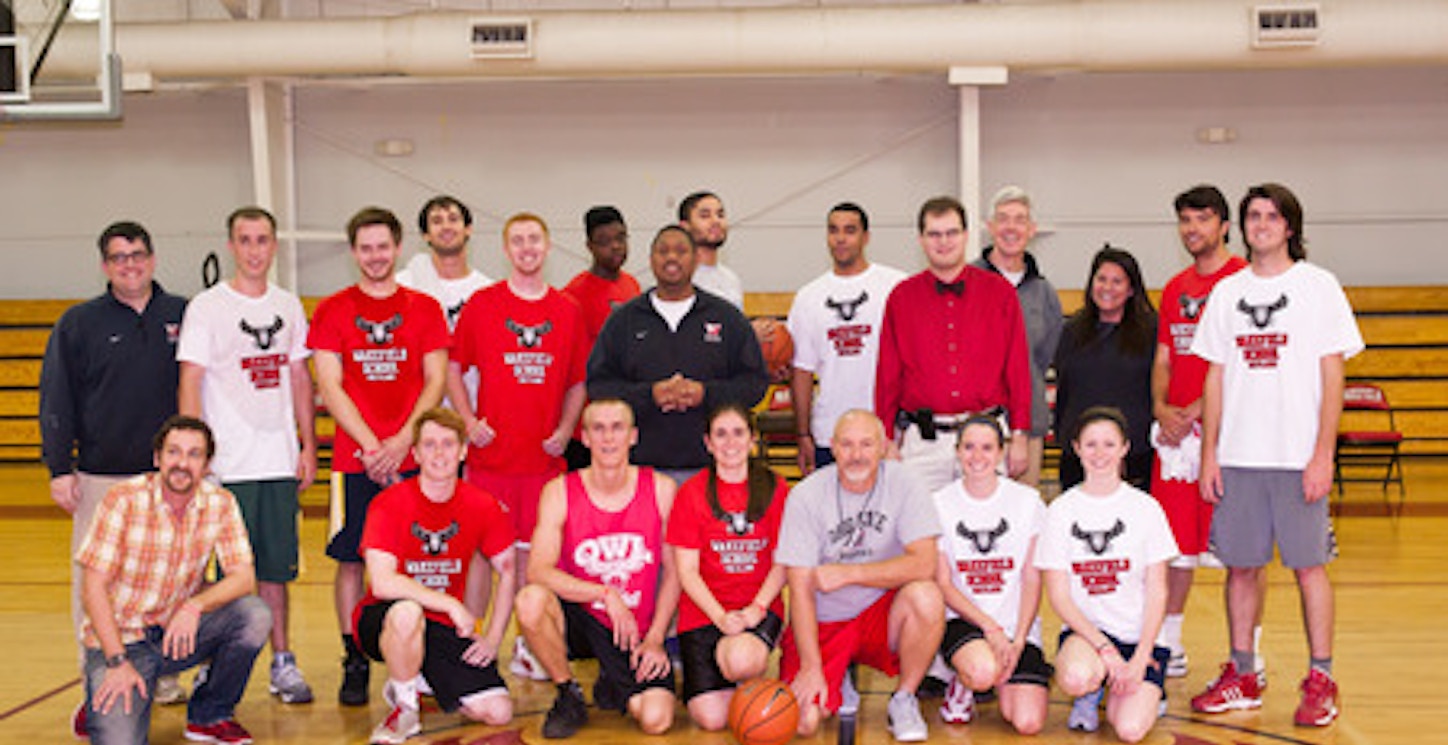 Wakefield School Alumni At The Silver Bucket Basketball Game, The Plains, 2012 T-Shirt Photo