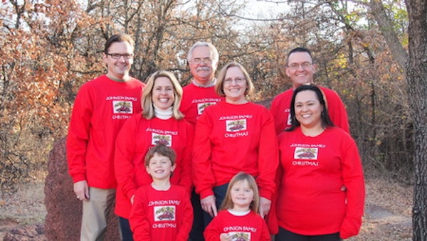 The Johnson Family 2012 T-Shirt Photo