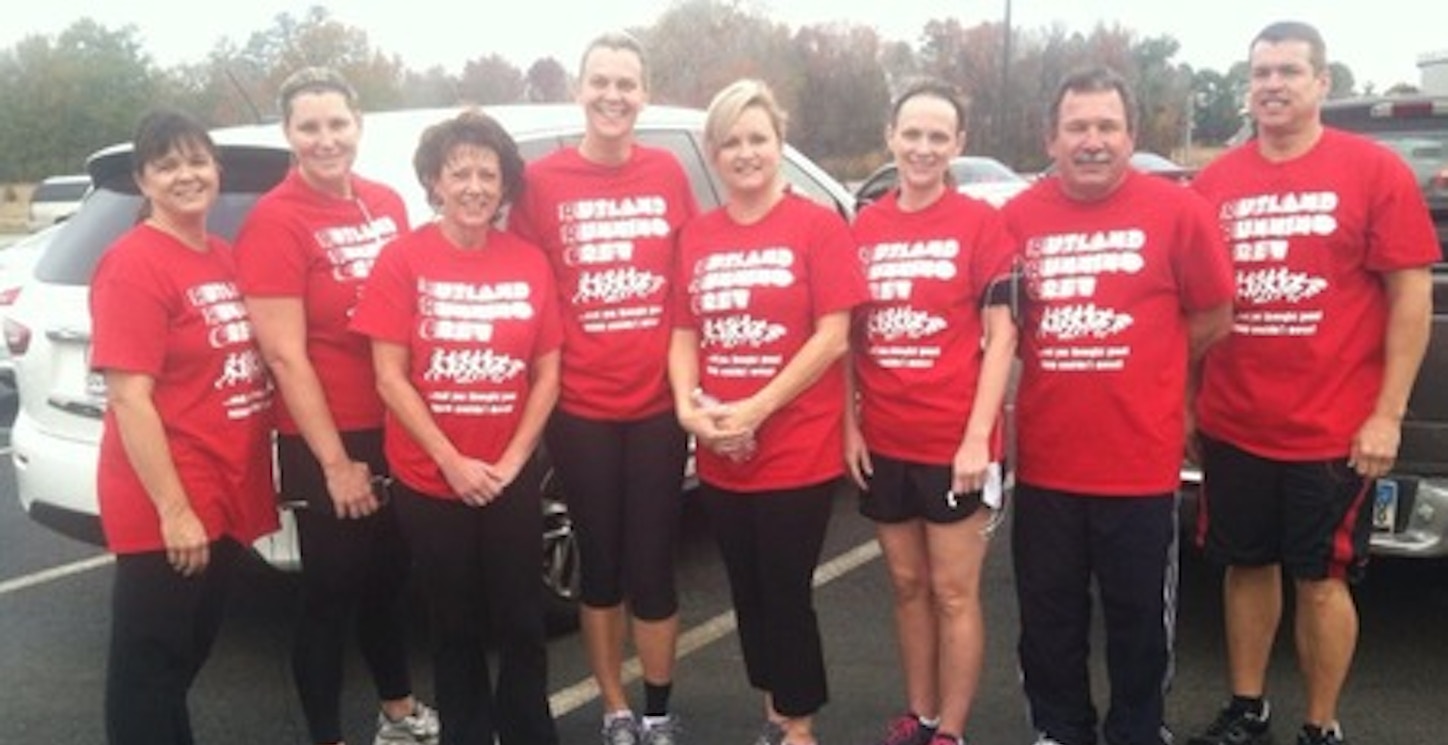 Hallsville Cheerleaders 5 K Fun Run/Walk. T-Shirt Photo