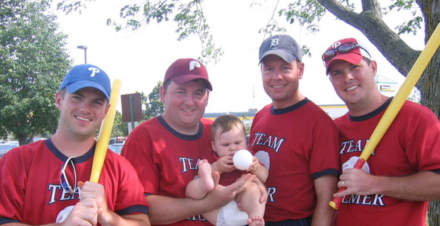 Team Aylmer With The Rally Baby T-Shirt Photo