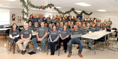 Kindel Holiday Group Photo T-Shirt Photo