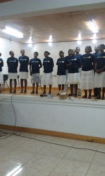 Pure In Heart Haiti Singing Thanks To Jason Evert For Visiting T-Shirt Photo