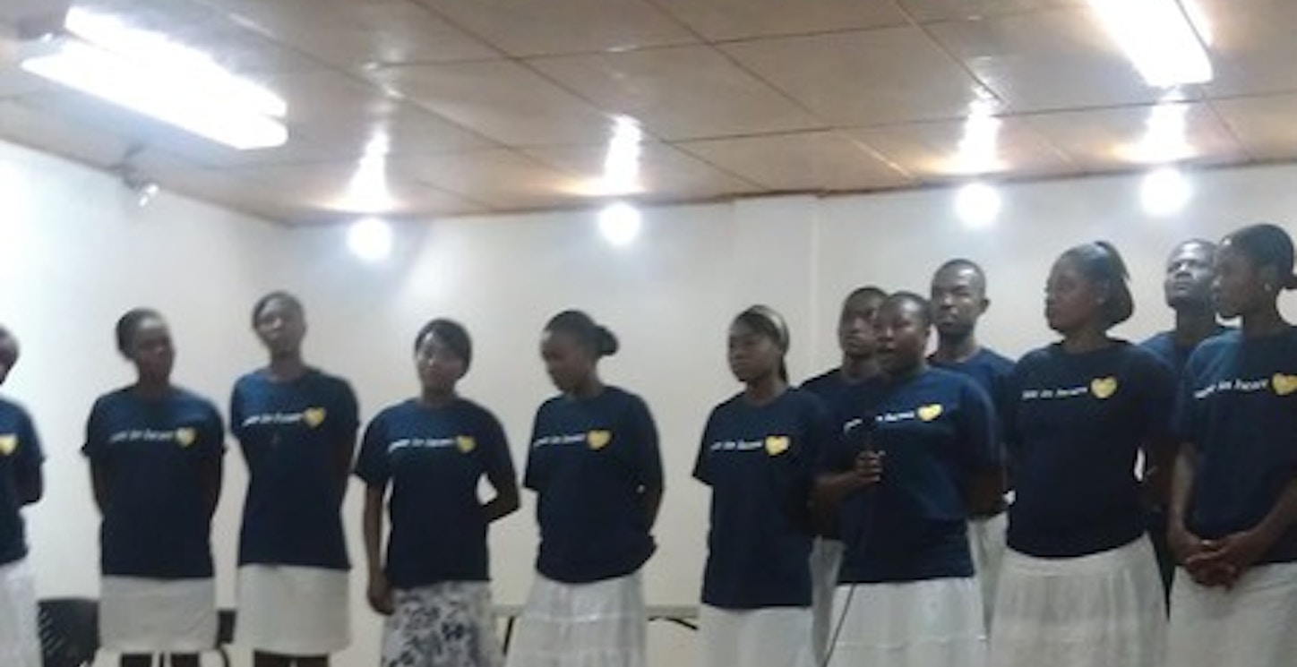 Pure In Heart Haiti Singing Thanks To Jason Evert For Visiting T-Shirt Photo