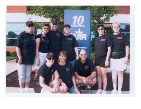Walking For A Cure With Star T-Shirt Photo