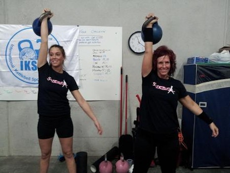 Synergy Kettlebell Skinny Strong Ladies! T-Shirt Photo