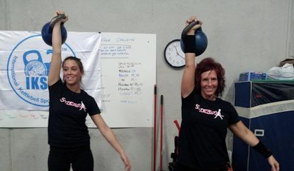 Picture of Synergy Kettlebell Skinny Strong Ladies! Custom T-Shirt Design Synergy Kettlebell Skinny Strong Ladies! T-Shirt Photo
