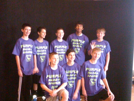 Dodgin 4 Dough 2013   Purple Swagasaurus' T-Shirt Photo