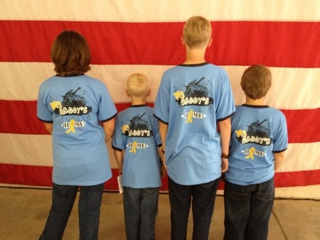 My Daddy's Home Back  T-Shirt Photo