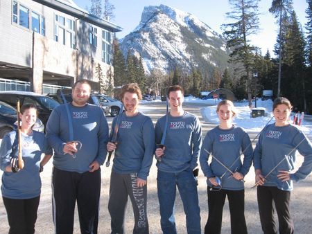 Slinging Steel In The Rockies T-Shirt Photo