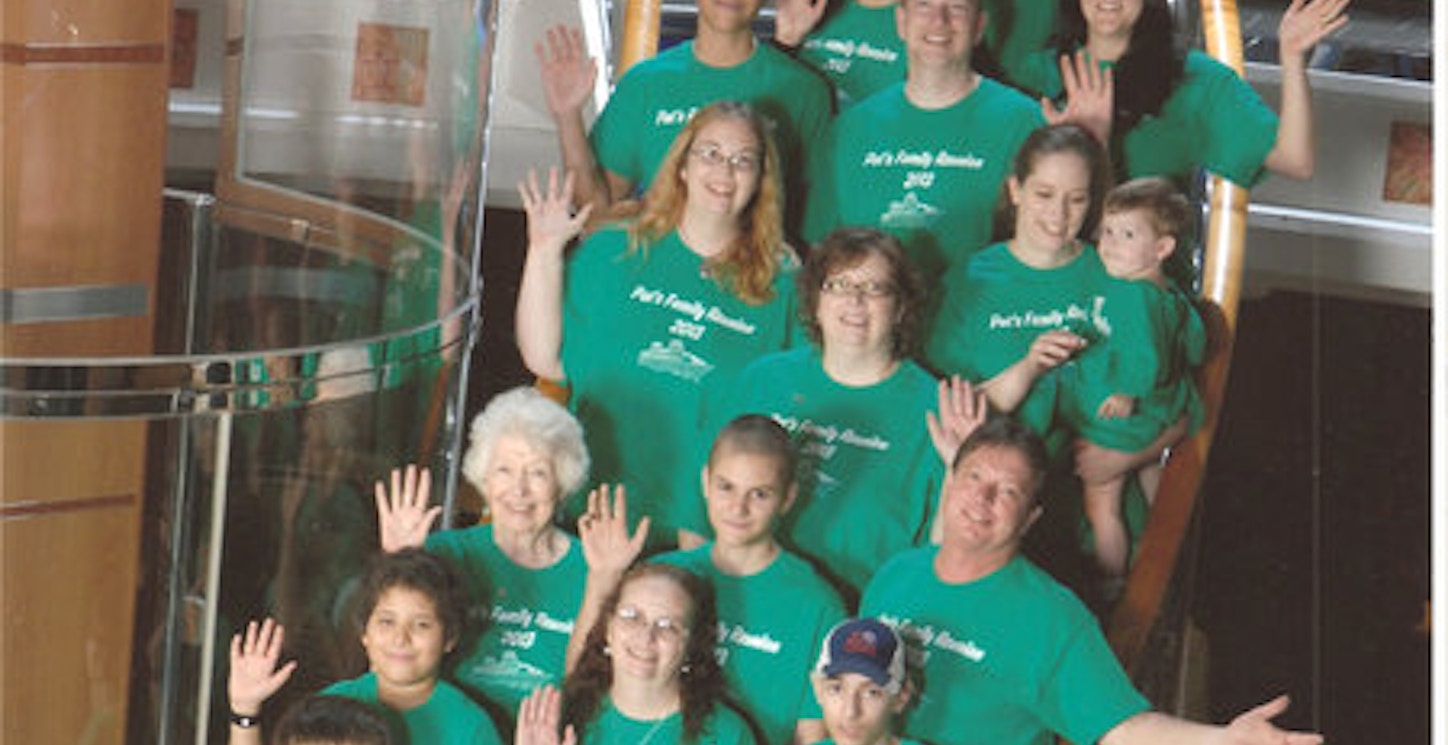 Picture of Family Reunion Cruise 2012 Custom T-Shirt Design Family Reunion Cruise 2012 T-Shirt Photo