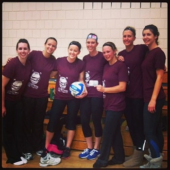 Honey Badgers  Volleyball Tournament Winners! T-Shirt Photo