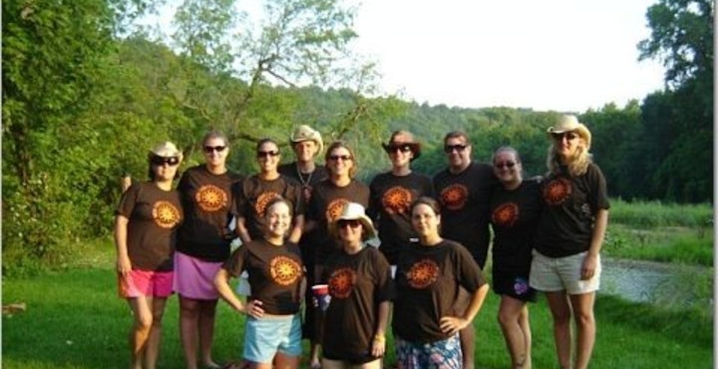 Girls Camping 2006 T-Shirt Photo