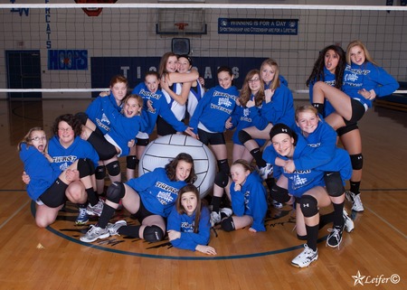 Our Mighty Middle School Vb Team T-Shirt Photo