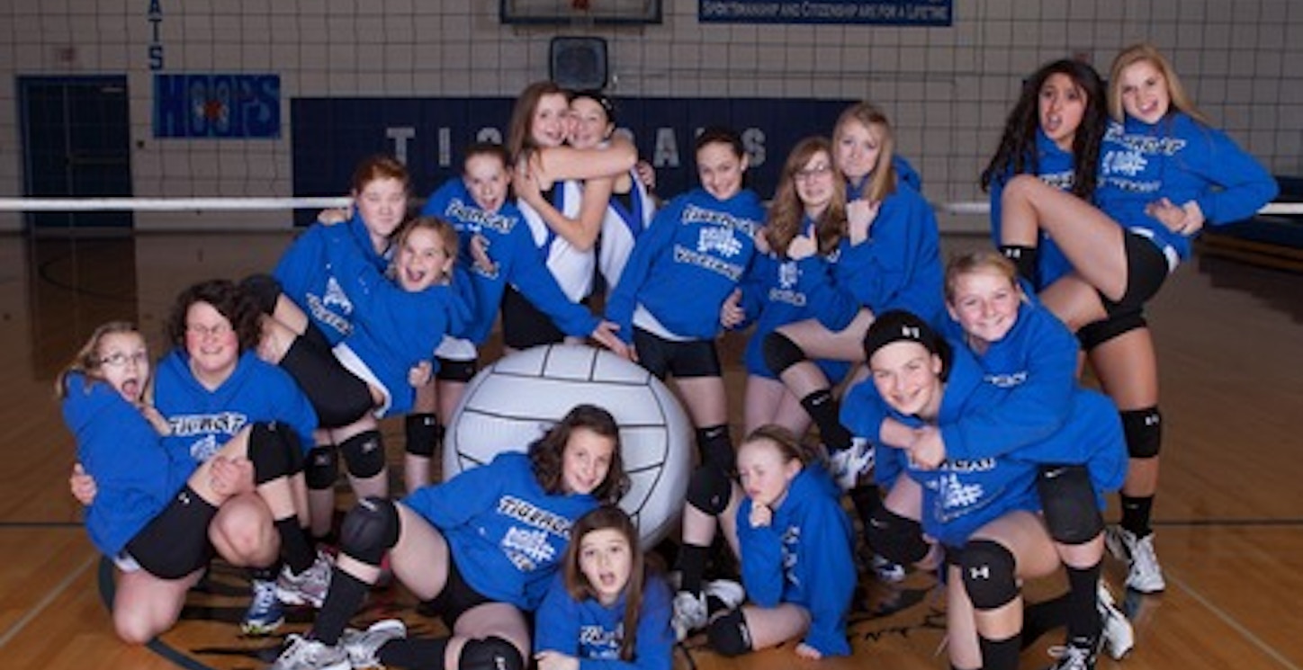Our Mighty Middle School Vb Team T-Shirt Photo