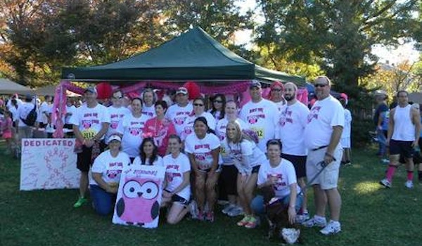 Team Boobanators Making A Change To Battle Breast Cancer. T-Shirt Photo
