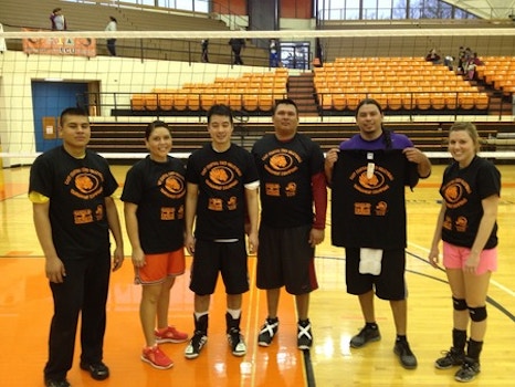 Winners Of Ecu Coed Volleyball Tournament  T-Shirt Photo
