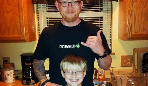 Two Generations Of "Ninjas" Growing Food Together.  T-Shirt Photo