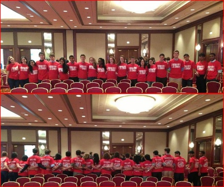 East's Model Un Team Representing At Johns Hopkins Model United Nations Conference T-Shirt Photo