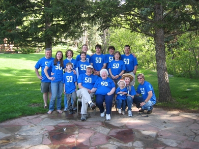 50th Anniversary Family Picture T-Shirt Photo
