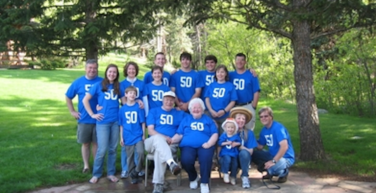 50th Anniversary Family Picture T-Shirt Photo