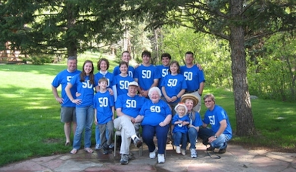 50th Anniversary Family Picture T-Shirt Photo