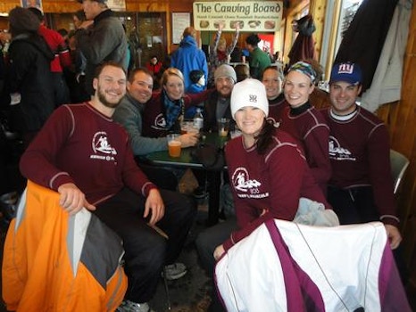 Winding Down After A Long Day Skiing T-Shirt Photo