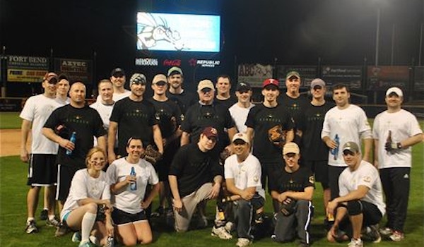 Picture of Linbeck Annual Meeting Softball Game Custom T-Shirt Design Linbeck Annual Meeting Softball Game T-Shirt Photo