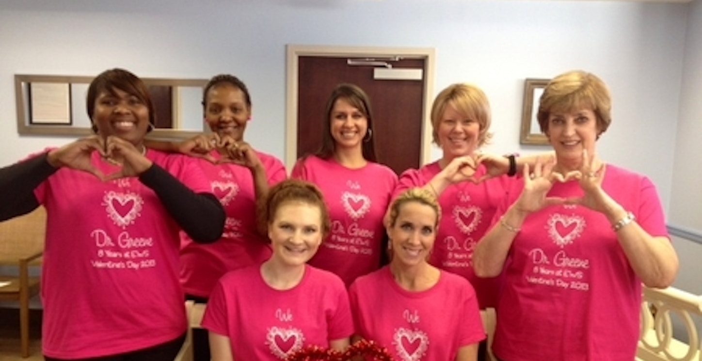 We Love Our Doctor On Valentine's Day! T-Shirt Photo