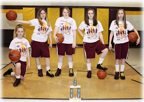 Sherman Junior High Girls Basketball T-Shirt Photo