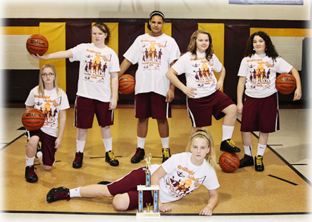 Sherman Junior High Girls Basketball T-Shirt Photo