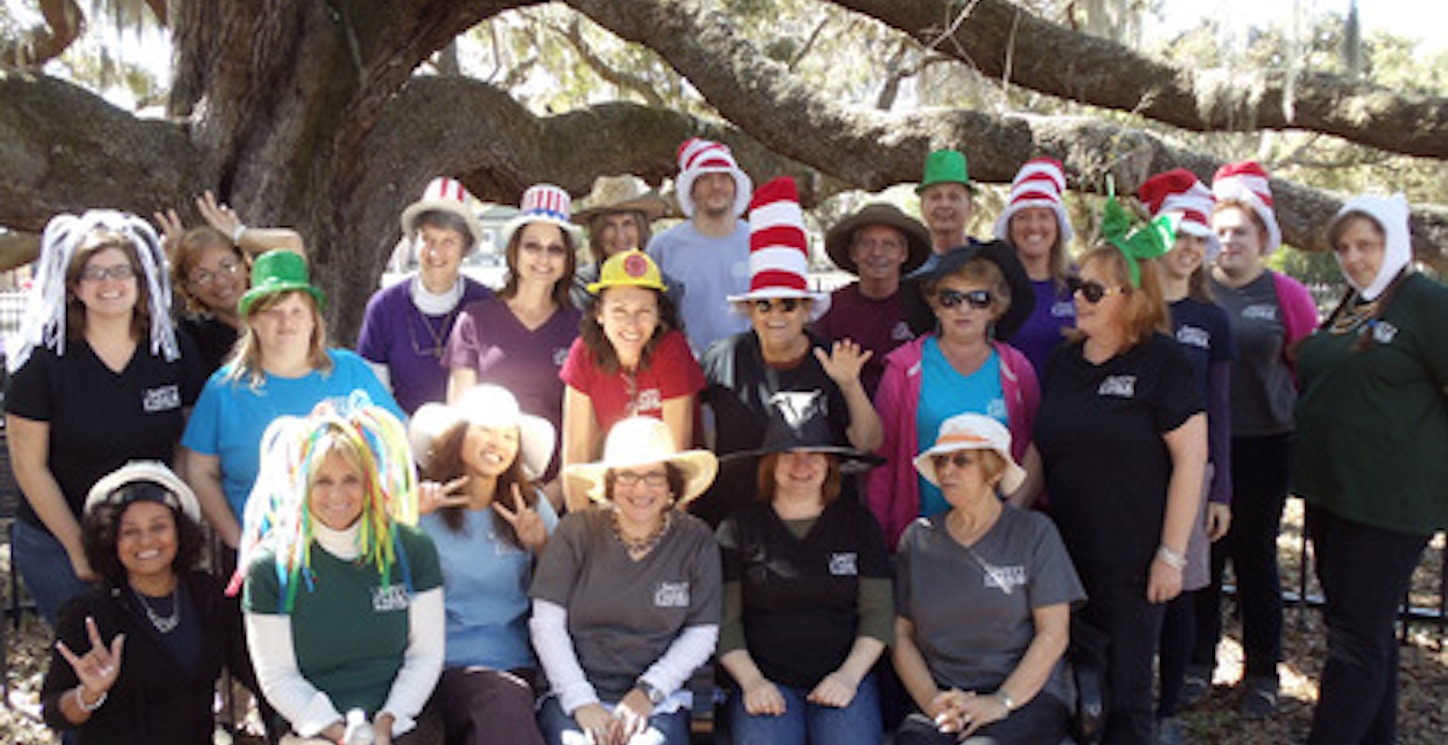 Library Staff Under The Baranoff Oak T-Shirt Photo