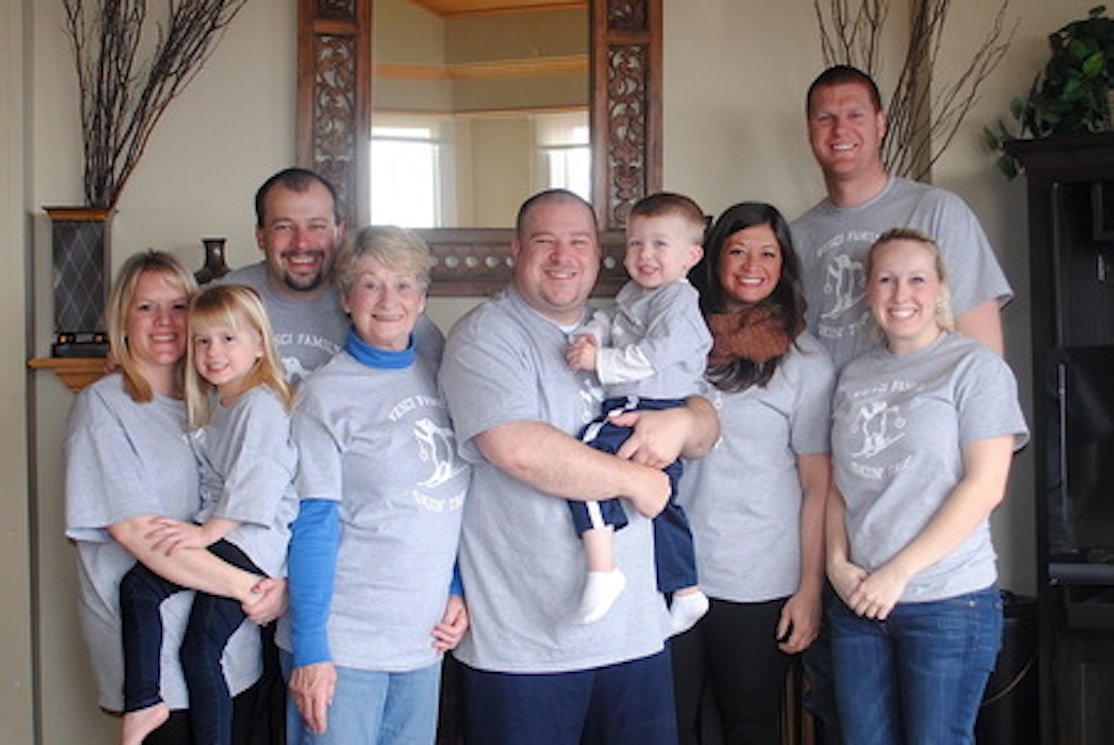 Vesci Family Skiin' Trip T-Shirt Photo