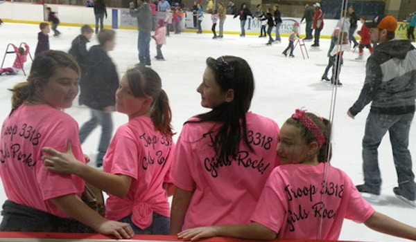 Ice Skating With The Girl Scouts! T-Shirt Photo