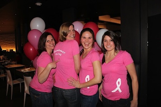 Strike Out Breast Cancer Bowling Tournament T-Shirt Photo
