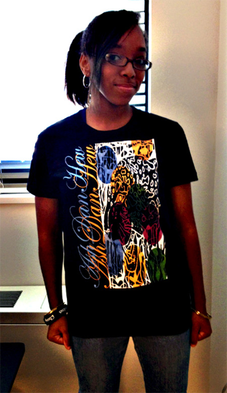 Ash Dan Hew Abstract Tiger Face T-Shirt Photo