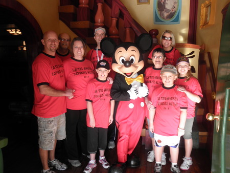 The Olivas Meet The Mouse T-Shirt Photo