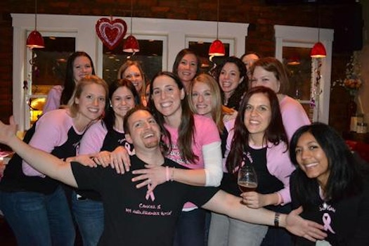 The Girls Rocking Our Customink Shirts With Karen And Her Fiance, Danny T-Shirt Photo