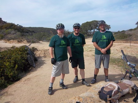 Team Bacala Rides The Hill Of Fort Ord, Ca T-Shirt Photo