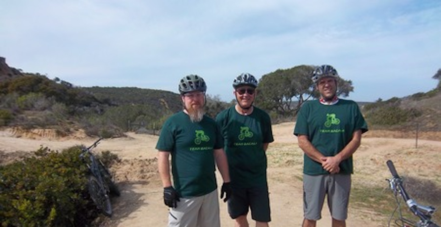 Team Bacala Rides The Hill Of Fort Ord, Ca T-Shirt Photo
