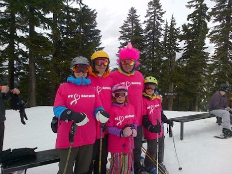 Hope On The Slopes For Cancer Research T-Shirt Photo