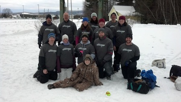 Ashley's Entourage   Snow Softball Charity Tournament T-Shirt Photo